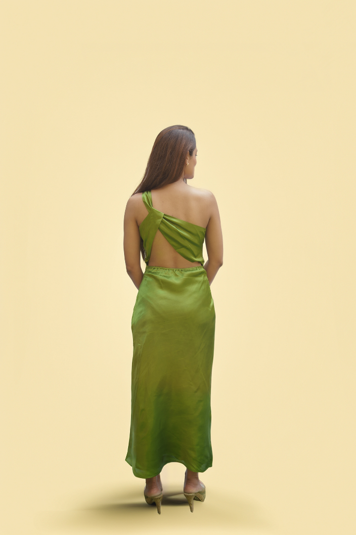 Olive One - Shoulder Maxi