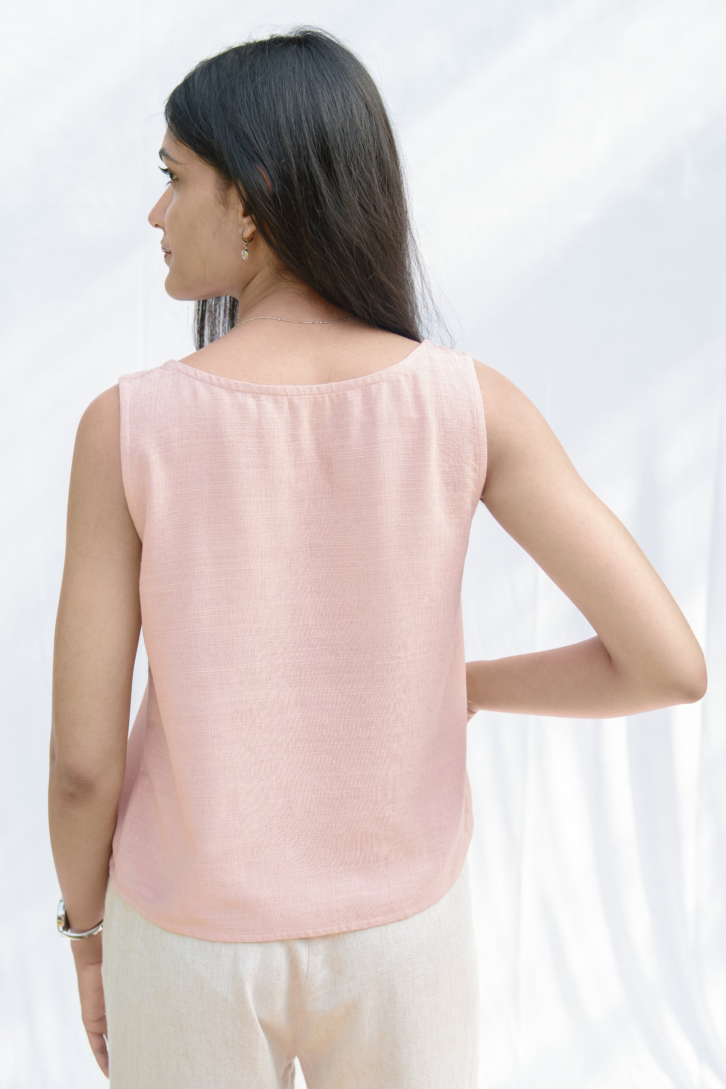 Linen Knots Top