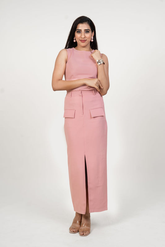 Slit Skirt Co-Ord